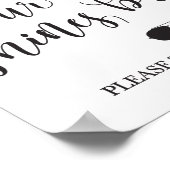 Sonnenbrillen Favoriten Zeichen - Unsere Liebe str Poster (Ecke)