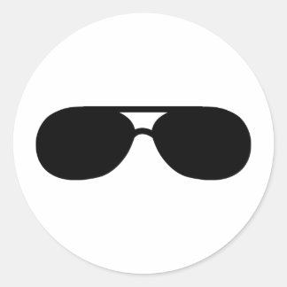Sonnenbrillen in Pimp Runder Aufkleber
