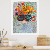Sonnenbrillen Kreativität Kunst drucken Poster (Küche)