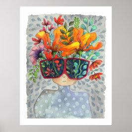 Sonnenbrillen Kreativität Kunst drucken Poster