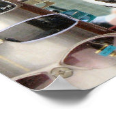 Sonnenbrillen-Poster Poster (Ecke)