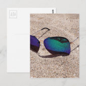 Sonnenbrillen Postkarte (Vorne/Hinten)