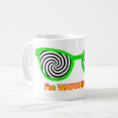 Sonnenbrillen zu beobachten Grüne Rim des MUSEUMS Kaffeetasse (Vorderseite Links)