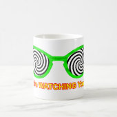 Sonnenbrillen zu beobachten Grüne Rim des MUSEUMS Kaffeetasse (Mittel)