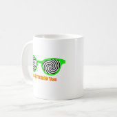 Sonnenbrillen zu beobachten Grüne Rim des MUSEUMS Kaffeetasse (Vorderseite Links)