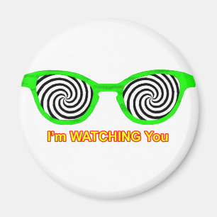 Sonnenbrillen zu beobachten Grüne Rim des MUSEUMS Magnet