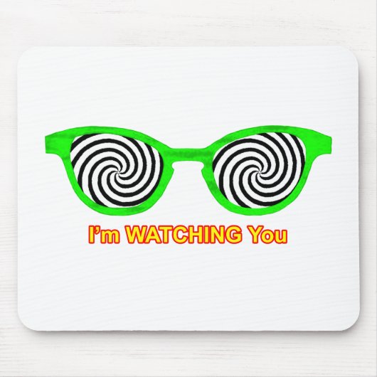 Sonnenbrillen zu beobachten Grüne Rim des MUSEUMS Mousepad (Vorne)