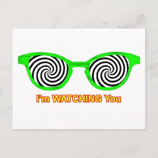 Sonnenbrillen zu beobachten Grüne Rim des MUSEUMS Postkarte (Vorderseite)