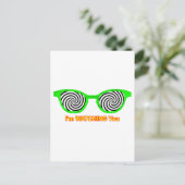 Sonnenbrillen zu beobachten Grüne Rim des MUSEUMS Postkarte (Stehend Vorderseite)