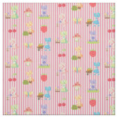 Sonnencreme auf Pastellrosa/Weiß gestrichen Stoff (Muster)