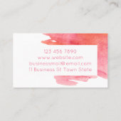 Sonnencreme, farbig, handgefertigt, Sojamelkerze Visitenkarte (Rückseite)