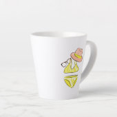 Sonnencreme - Gelber Badeanzug Milchtasse (Rechte Ecke)