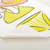 Sonnencreme - Gelber Badeanzug Sherpadecke (3/4)