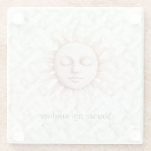 Sonnencreme Glasuntersetzer (Rückseite)