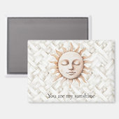 Sonnencreme Magnet (Vorderseite/Rückseite)