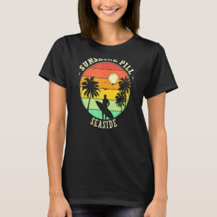 Sonnencreme Pill Seaside Oregon Tropical Beach T-Shirt
