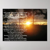 Sonnencreme Poster (Vorne)