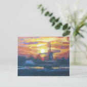 Sonnencreme Postkarte (Stehend Vorderseite)