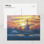 Sonnencreme Postkarte (Vorne/Hinten)
