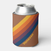 Sonnencreme-Streifen mit Namen Dosenkühler (Kanne Vorderseite)