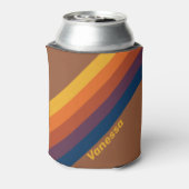 Sonnencreme-Streifen mit Namen Dosenkühler (Kanne Rückseite)