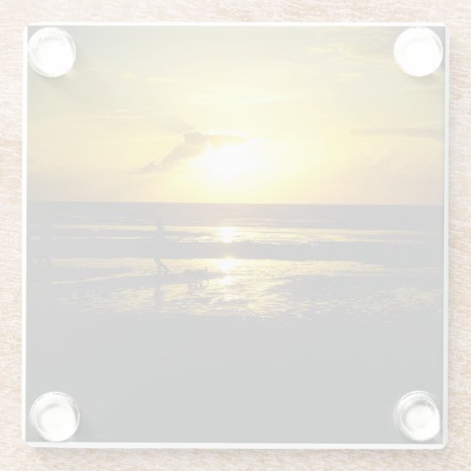 Sonnencreme-Untersetzer Glasuntersetzer (Rückseite)