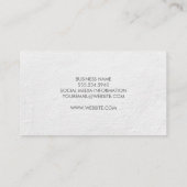 Sonnendachlogos Visitenkarte (Rückseite)