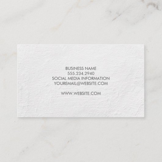 Sonnendachlogos Visitenkarte (Rückseite)