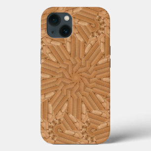 Sonnendeck - Holzmosaik mit Sonnenstrahlen Case-Mate iPhone Hülle