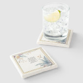 Sonnendeckenrahmen Steinuntersetzer (Seitenansicht)