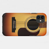 Sonnendurchbruch-Akustikgitarre Case-Mate iPhone Hülle (Rückseite (Horizontal))