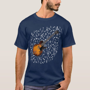 Sonnendurchbruch-elektrische Gitarren-Shirt T-Shirt