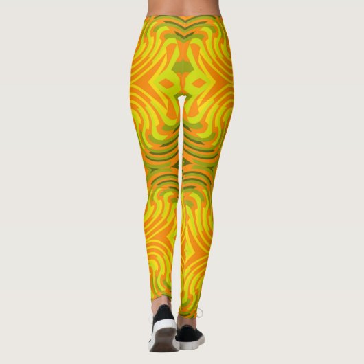 Sonnendurchbruch-Erschütterungen auf Leggings (Rückseite)