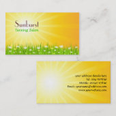 Sonnendurchbruch-Visitenkarte Visitenkarte (Vorne/Hinten)