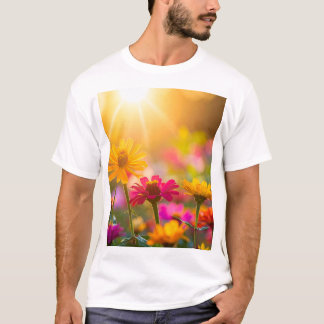 Sonnendurchflutete Blüte T-Shirt