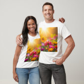 Sonnendurchflutete Blüte T-Shirt (Unisex)