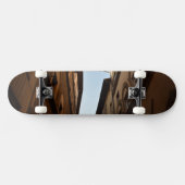Sonnendurchflutete Straße Skateboard (Horizontal)