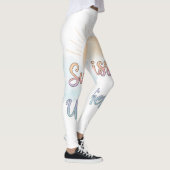 Sonnendurchflutete Unbekümmerte Ästhetik Leggings (Rechts)