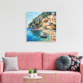 Sonnendurchfluteter Sorrent Küstenflucht Leinwand (Insitu (Wohnzimmer))