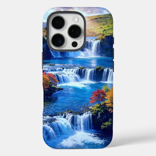 Sonnendurchflutetes Kaskadental 001 Case-Mate iPhone Hülle (Rückseite)