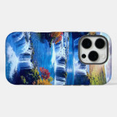 Sonnendurchflutetes Kaskadental 001 Case-Mate iPhone Hülle (Rückseite (Horizontal))