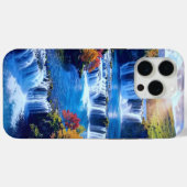 Sonnendurchflutetes Kaskadental 001 Case-Mate iPhone Hülle (Rückseite (Horizontal))