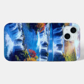 Sonnendurchflutetes Kaskadental 001 Case-Mate iPhone Hülle (Rückseite (Horizontal))