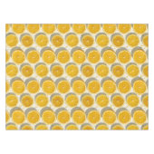 Sonnendurchflutetes Orangen-Scheiben-Muster Tischdecke (Vorderseite (Horizontal))