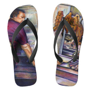 Sonnendurchflutetes Singapur Badesandalen