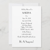 Sonnendusche Einladung (Rückseite)