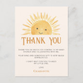 Sonnendusche Vielen Dank Postkarte (Vorderseite)