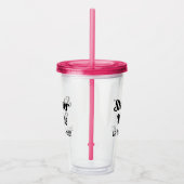 Sonnendusche Weinangebot für Ehefrau oder Freunde Acryltrinkbecher (Rechts)