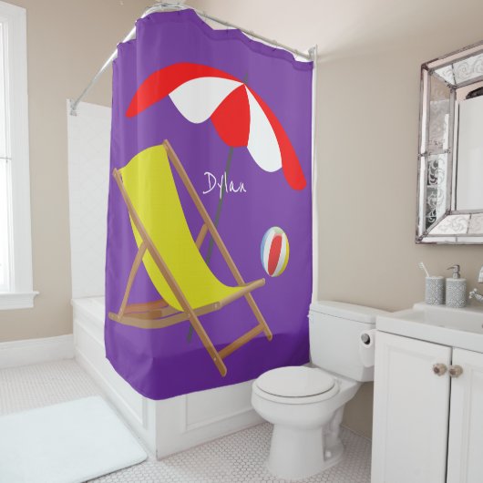 Sonnenduschvorhang Duschvorhang (Beispiel)