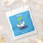 Sonnendute mit Schirm tanzender Cartoon Geschenktütchen (Ausgeschnitten)